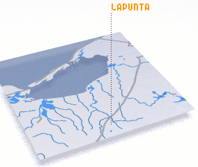 3d view of La Punta