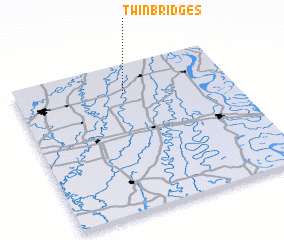 3d view of Twin Bridges