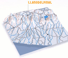 3d view of Llano del Pinal