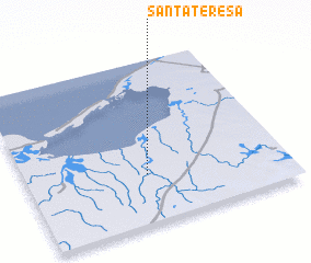 3d view of Santa Teresa