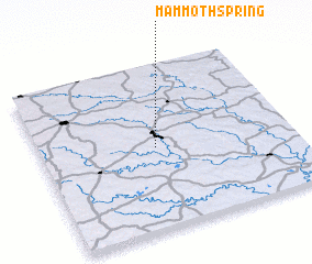 3d view of Mammoth Spring
