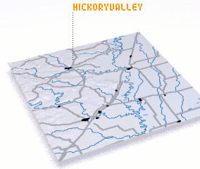 3d view of Hickory Valley