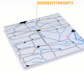 3d view of University Heights