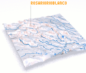 3d view of Rosario Río Blanco