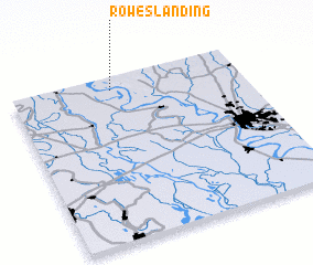 3d view of Rowes Landing