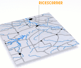 3d view of Rices Corner