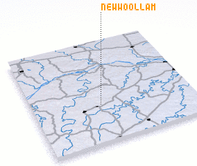 3d view of New Woollam