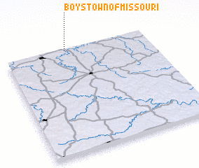 3d view of Boys Town of Missouri