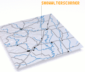 3d view of Showalters Corner