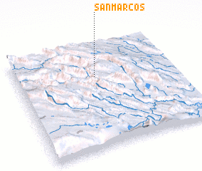 3d view of San Marcos