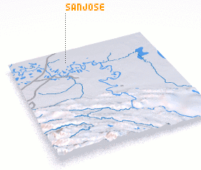 3d view of San José