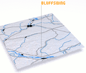 3d view of Bluff Siding