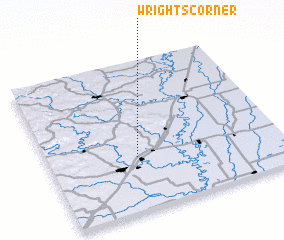 3d view of Wrights Corner