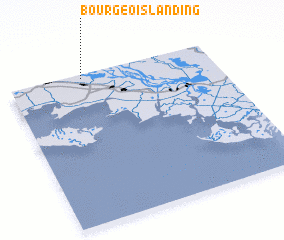 3d view of Bourgeois Landing