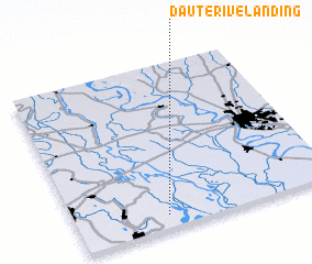 3d view of Dauterive Landing