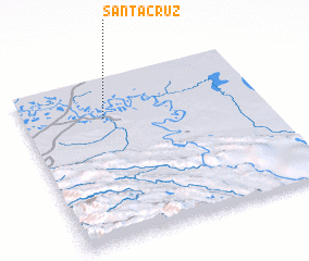 3d view of Santa Cruz