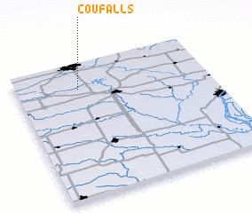 3d view of Cou Falls