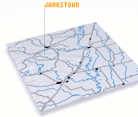 3d view of Jamestown