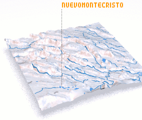 3d view of Nuevo Montecristo