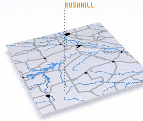 3d view of Rush Hill