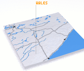 3d view of Wales