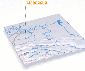 3d view of Ojo de Agua