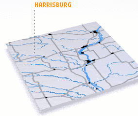 3d view of Harrisburg