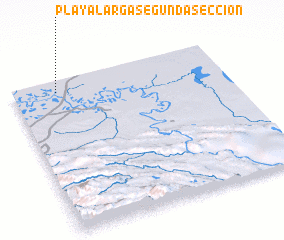 3d view of Playa Larga Segunda Sección