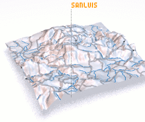 3d view of San Luis