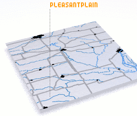 3d view of Pleasant Plain