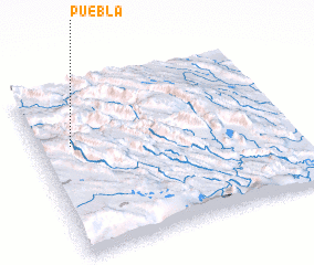 3d view of Puebla