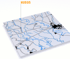 3d view of Huron