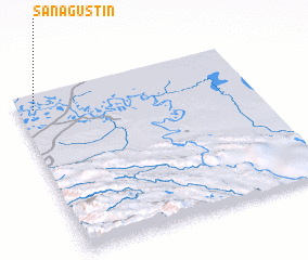 3d view of San Agustín