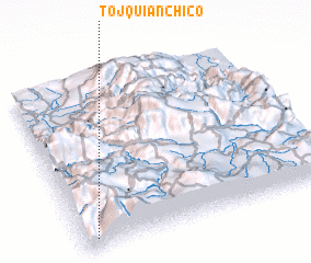 3d view of Tojquián Chico