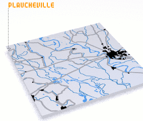 3d view of Plaucheville