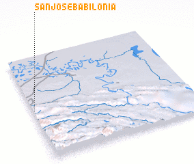 3d view of San José Babilonia