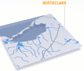 3d view of Monte Claro