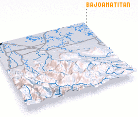 3d view of Bajo Amatitán