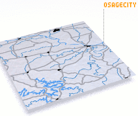 3d view of Osage City