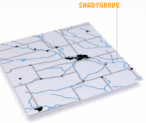 3d view of Shady Grove