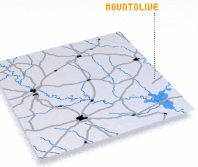 3d view of Mount Olive