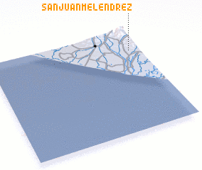 3d view of San Juan Meléndrez