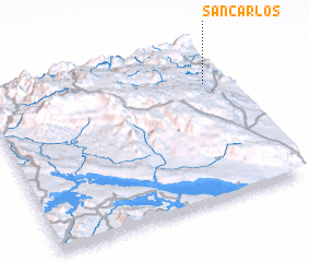 3d view of San Carlos