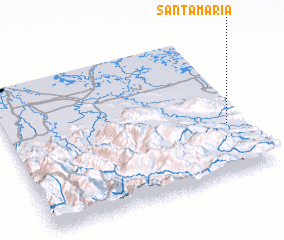 3d view of Santa María