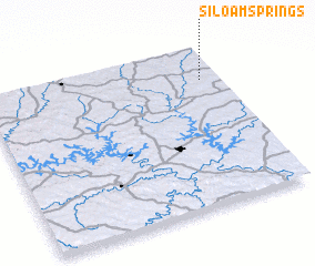 3d view of Siloam Springs