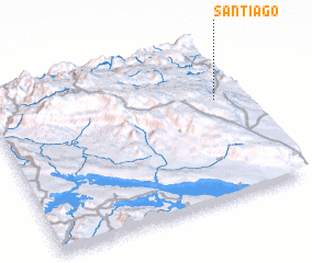 3d view of Santiago