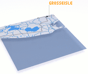 3d view of Grosse Isle