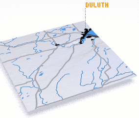 3d view of Duluth