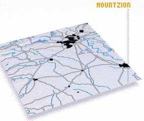 3d view of Mount Zion