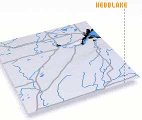 3d view of Webb Lake